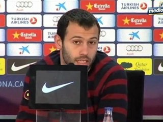 Medio Tiempo: Mascherano asegura que la liga aun no esta perdida.mov
