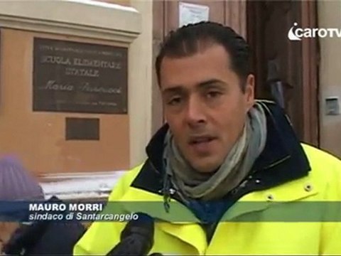 IcaroTv. Neve in Valmarecchia, la situazione a Santarcangelo e Torriana