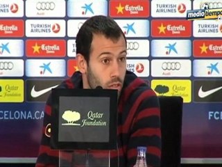 Medio Tiempo: Mascherano menciona que la liga aun no esta perdida.mov