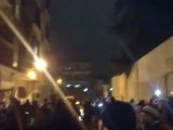 فري برس   دمشق رفع علم الاستقلال فوق شعبة الميدان الحزبية6 2 2012
