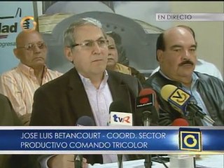 Comando Tricolor sostiene que no se puede esperar 14 años más para nuevo proyecto agrícola