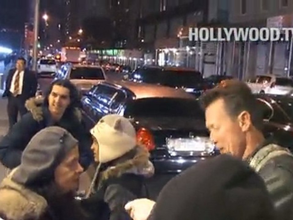 Robert Patrick greets fans in Manhattan