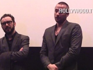 Michael R. Roskam and Matthias Schoenaerts at "Bullhead" screening