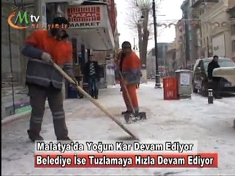 Belediye’den Kar Çalışması