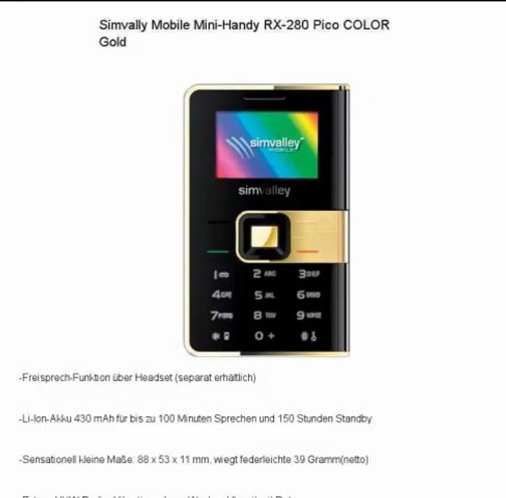 8 Besten mini handy Zum Kaufen