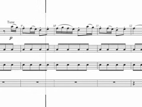 Example 1 - Joseph Haydn - String Quartet, op. 76, n. 5 - 4th movement