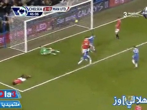 الدوري الإنجليزي تشيلسي ومانشستر يونايتد هدف ماتا