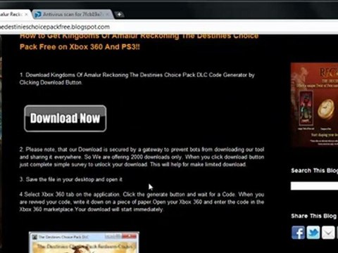 How to Get Kingdoms Of Amalur Reckoning The Destinies Choice Pack DLC Free
