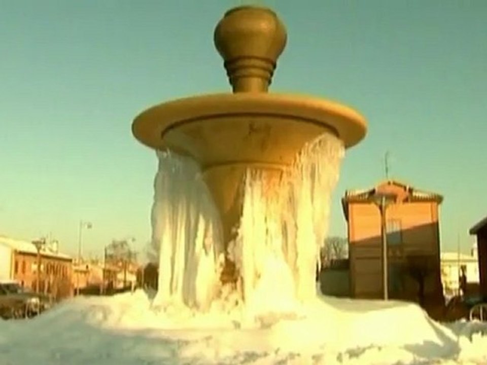 Europe's roads buried under snow and ice