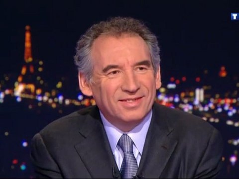 François Bayrou, invité du 20h de TF1 - 070212