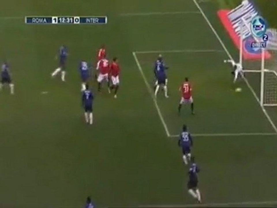 AS Roma 4 - 0 Inter Milan Highlights