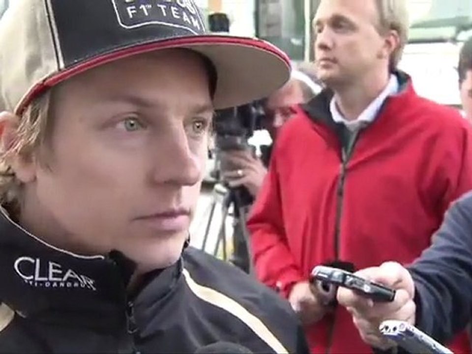 Kimi Räikkönen Interview after Day 1 Jerez 7.2.2012