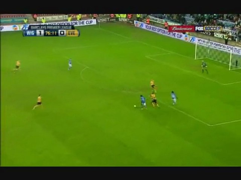 Wigan vs Everton Moses selfish