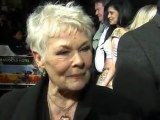 Dame Judi Dench braves cold in London at World Premiere of The Best Exotic Marigold Hotel