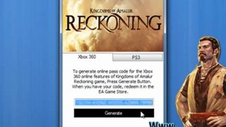 Get Free Kingdoms of Amalur Reckoning Online Pass Code - Xbox 360 / PS3
