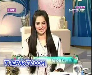 Noor Morning Show By PTV Home - 8th February 2012 --Prt 1