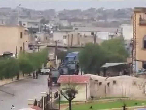 فري برس حماة كفرزيتا تعزيزات العصابات الاسدية في المدينة 7 2 2012