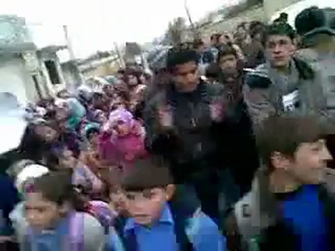 فري برس إدلب الشيخ مصطفى مظاهرة طلابية 7 2 2012