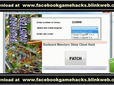 backyard monsters facebook hacks