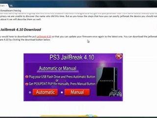 PS3 Jailbreak 4.10 Leaked