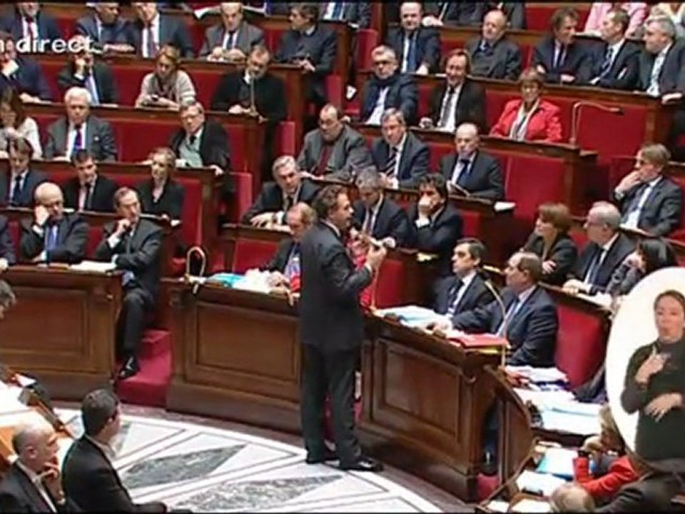 Luc Chatel -  Questions au Gouvernement - mercredi 8 février - 1/3