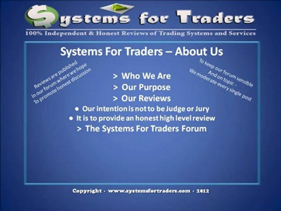 Systems For Traders - About Us