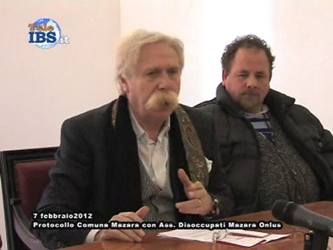 2012-02-07 Protocollo Comune di Mazara Associazione Disoccupati