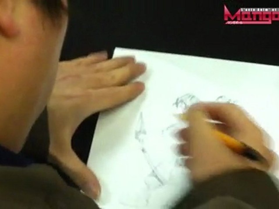 Dédicace Ryu Geum-Chul (Ares, Booken) à Paris Manga 13