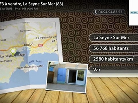 Maison F3 à vendre, La Seyne Sur Mer (83)