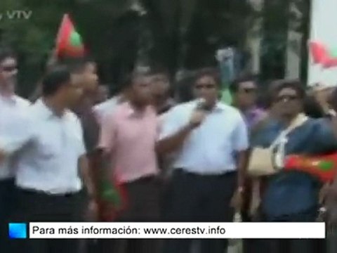 Maldivas: Dimite el Presidente entre rumores golpistas