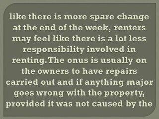 Renting Vs Buying