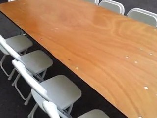 Kid tables and Kids chairs Party Rentals on Four J Bouncer