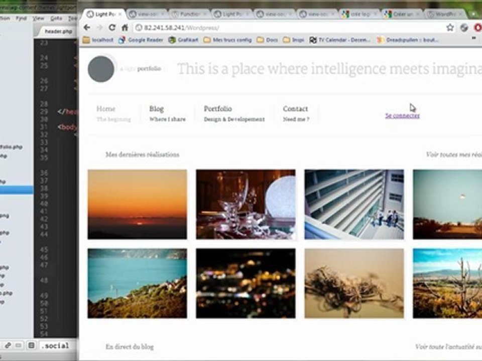 Tutoriel vidéo WordPress : Inscription et Connexion personnalisée