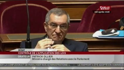 SEANCE,Débat sur le rapport annuel du contrôle de l'application des lois