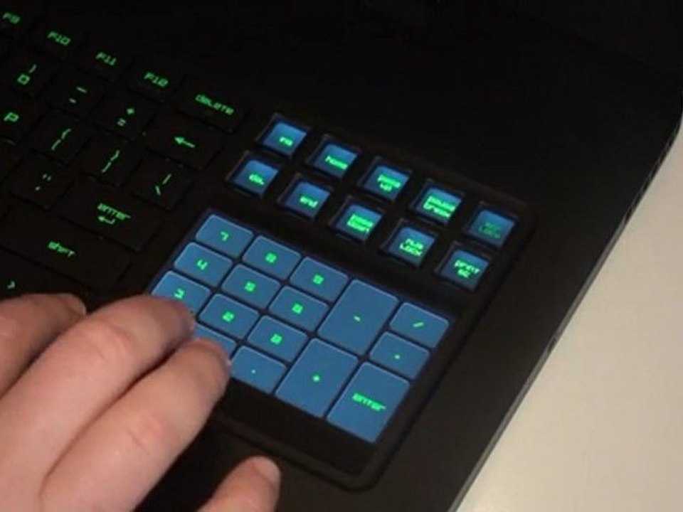 Razer Blade Switchblade User Interface Panel Hands-on
