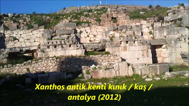 xanthos antik kenti kaş antalya.