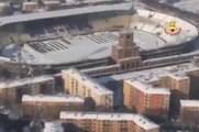 Bologna - Emergenza neve - VVF immagini dall'alto 1