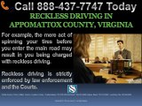 RECKLESS DRIVING APPOMATTOX COUNTY VIRGINIA LAWYER