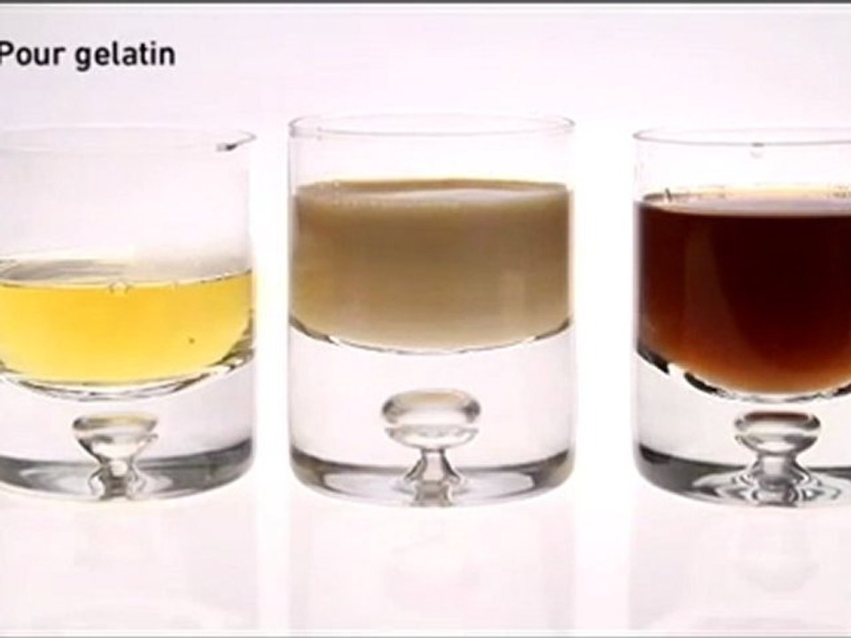 Gelification: Molecular Cocktail - B 52