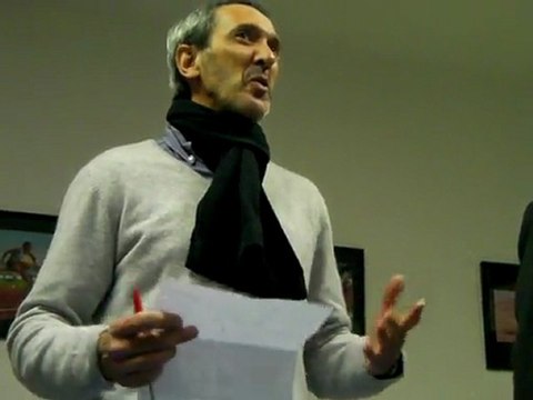 Jean-François Juvin lors de l'inauguration du club house de l'Entente Athlétique Romanaise et Péageoise