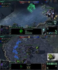[SC2] PoltPrime (T) Vs GalaxyMvP (Z) : Views of 2 players Starcraft II :