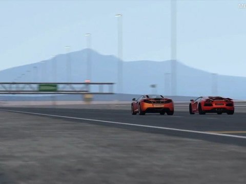 Gran Turismo 5 - Lamborghini Aventador LP700-4 vs McLaren MP4-12C at Special Stage Route X