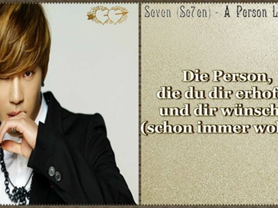 Seven (Se7en) - A Person Like That [german sub] Fan Video