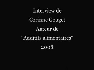 Interview de CORINNE COUGET auteur du livre " Danger additifs alimentaires " -  1de3 - Aspartame Alerte rouge