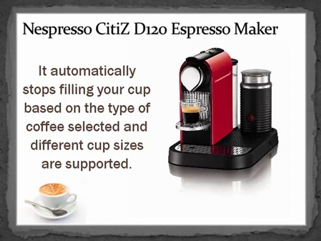 Nespresso CitiZ D120 - video Dailymotion