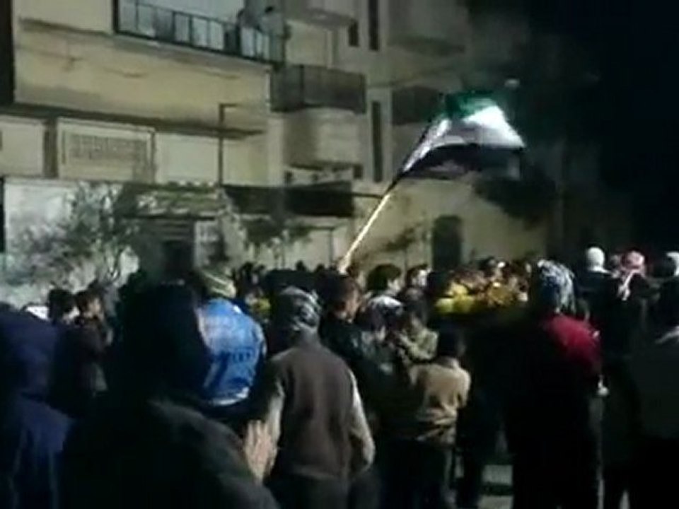 حماه - حي طريق حلب التوحيد - مسائية الثوار نصرة لحمص...