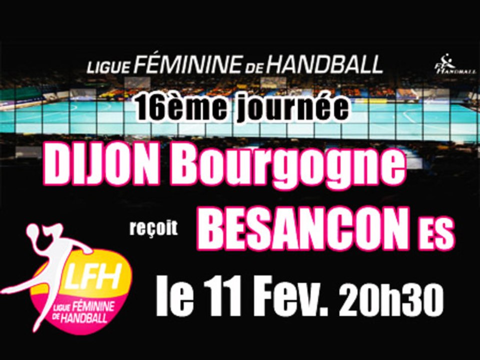 Cercle Dijon Bourgogne reçoit  Besancon Handball Féminin LFH