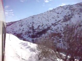 "Serhan ALTINOK " Kars iline doğru kışın tren yolculuğu.