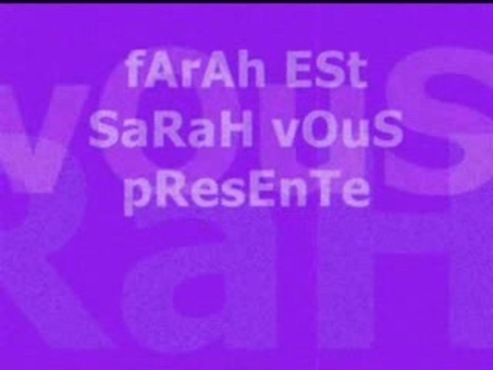 farah et sarah