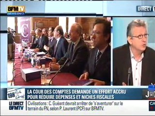 Pierre Laurent invité de Ruth Elkrief du BFM (8/02/2012)